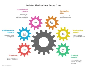 Dubai to Abu Dhabi with Car Rental